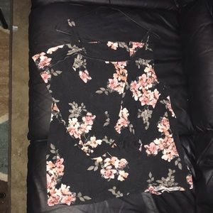 Flowered dress up shirt.